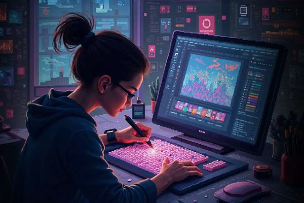Master the core principles of graphic design, digital illustration, and computer graphics through hands-on projects and industry-standard software.